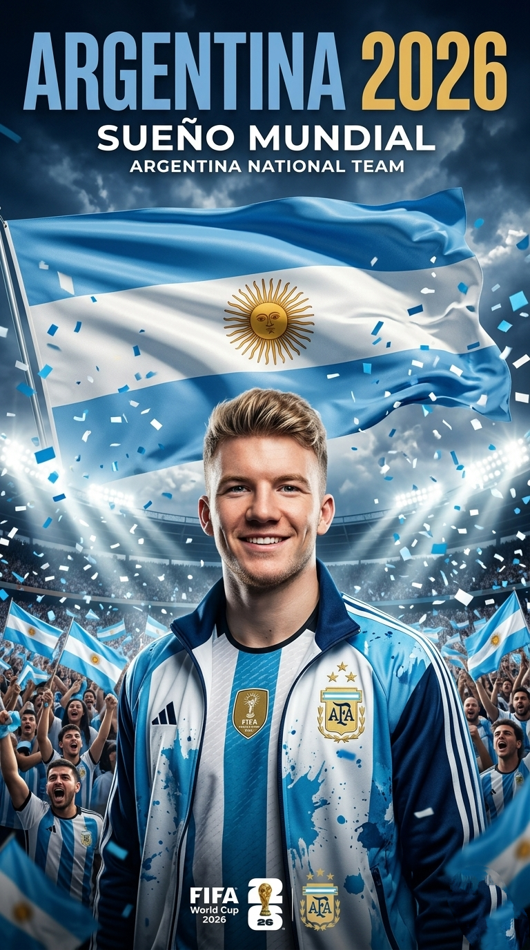 Argentina World Cup 2026 Poster AI Prompt — FIFA World Cup AI prompt for Gemini Argentina World Cup 2026 Poster AI Prompt — FIFA World Cup AI prompt for Gemini
