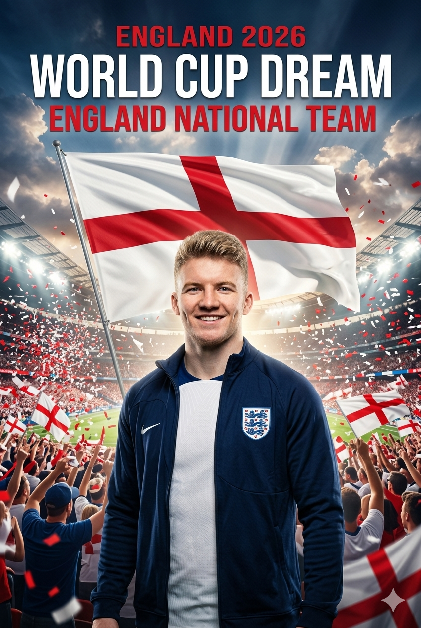 England World Cup 2026 Poster AI Prompt — FIFA World Cup AI prompt for Gemini England World Cup 2026 Poster AI Prompt — FIFA World Cup AI prompt for Gemini