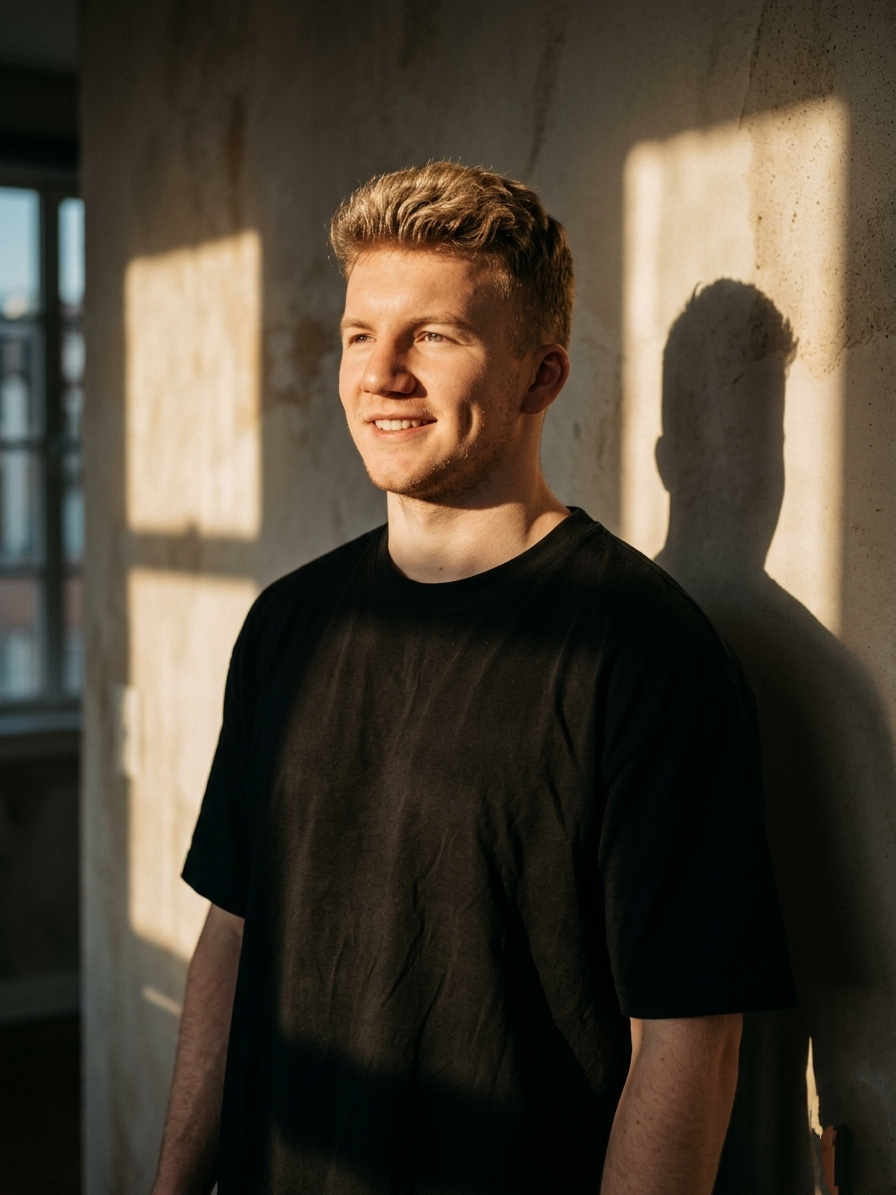 Golden Hour Cinematic Shadow Portrait AI Prompt — cinematic AI prompt for Gemini