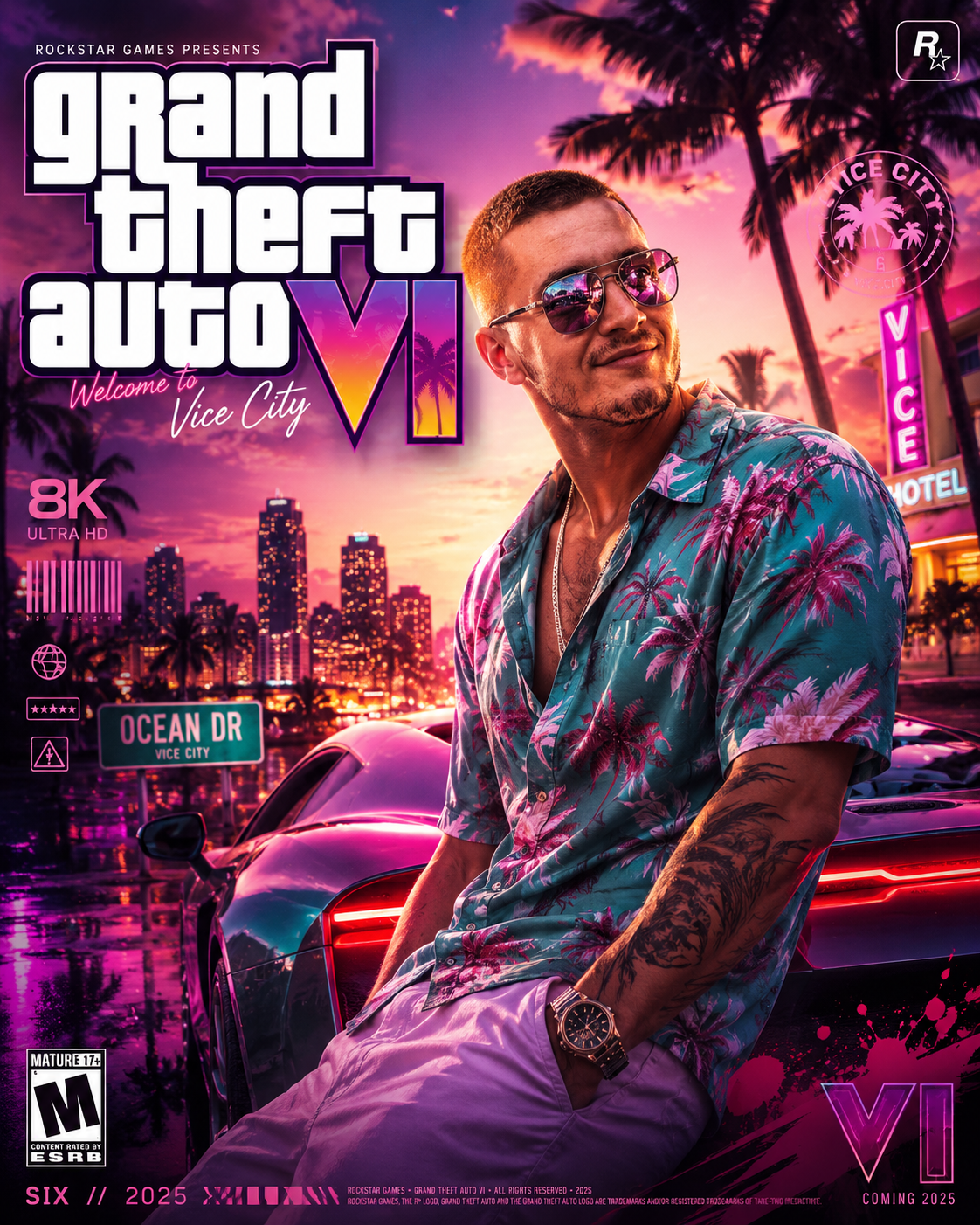 Gta poster — cinematic AI prompt for chatgpt