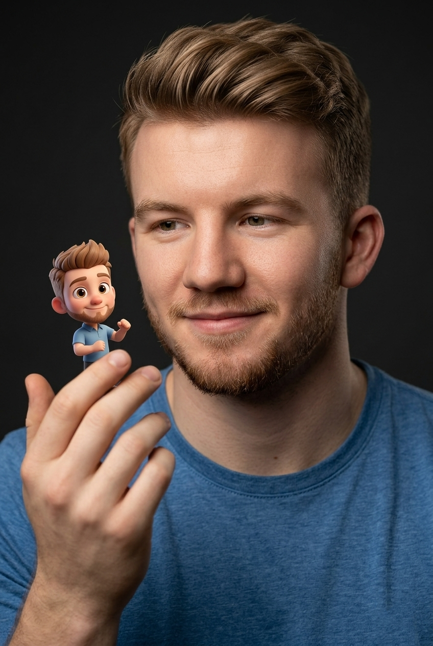 Miniature Pixar Style Portrait AI Prompt — Portrait AI prompt for Gemini Miniature Pixar Style Portrait AI Prompt — Portrait AI prompt for Gemini