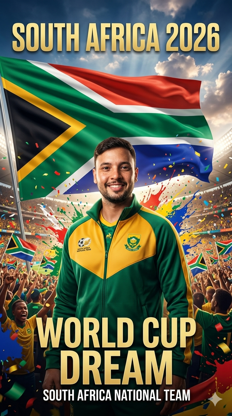 South Africa World Cup 2026 Poster AI Prompt — FIFA World Cup AI prompt for Gemini