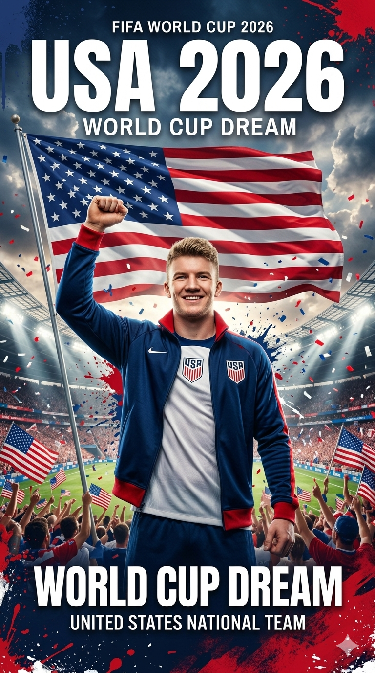 USA World Cup 2026 Poster AI Prompt — FIFA World Cup AI prompt for Gemini USA World Cup 2026 Poster AI Prompt — FIFA World Cup AI prompt for Gemini